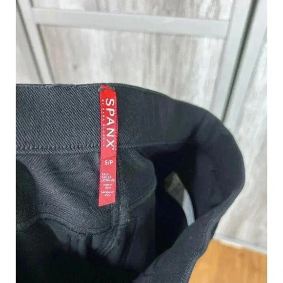Spanx Pants Small Tall Skinny Tummy Control Shaping Black Color Sz S - Picture 5 of 9